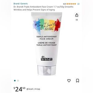 Dr. Brandt Triple Antioxidant Face Cream 1.7 OZ